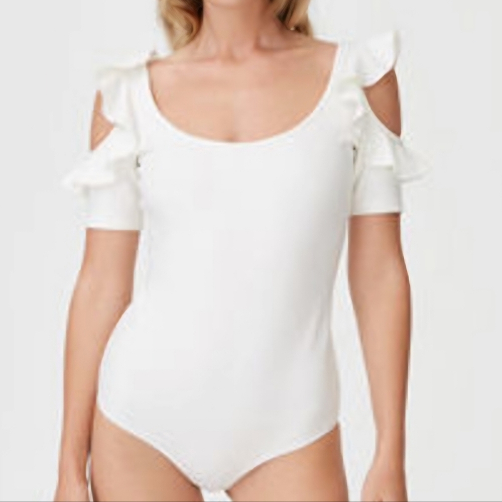 Club Monaco landini body suit white